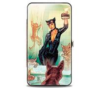 Buckle-Down Unisex-Erwachsene Hinge Wallet-Catwoman Geldbrse, Mehrfarbig, 18 cm x 10 cm