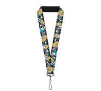 Buckle Down Unisex-Erwachsene Lanyard-1.0-Alice In Wonderland Poses/Clock/Bottle Diamo Schlsselanhnger, Mehrfarbig, Einheitsgröße