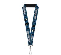 Buckle Down Unisex-Erwachsene Lanyard-1.0-Kingdom Hearts Shadow Poses2 Navy Blue/Black Schlsselanhnger, Mehrfarbig, Einheitsgröße