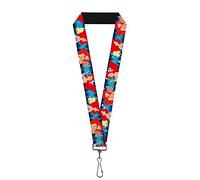 Buckle-Down Unisex-Erwachsene Lanyard-1.0 Little Mermaid Under The Sea Scenes Schlsselanhnger, Mehrfarbig, Einheitsgröße