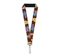 Buckle-Down Unisex-Erwachsene Lanyard-1.0-Winnie The Pooh Character Poses Schlsselanhnger, Mehrfarbig, Einheitsgröße