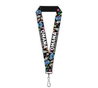 Buckle-Down Unisex-Erwachsene (nur Gepäck) Lanyard-1.0-Ohana Means Family/Stitch & Scrump Poses/TRO Schlsselanhnger, Mehrfarbig, Einheitsgröße