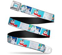 Buckle-Down Unisex-Erwachsene Seatbelt Belt The Snowman Kids Gürtel, Frosty der Schneemann, 1.0" Wide-Fits Pant Size 20-36
