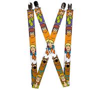 Buckle-Down Unisex-Erwachsene Suspender-Scooby Doo, mehrfarbig, Einheitsgröße