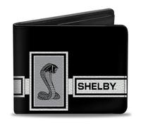 Buckle-Down Unisex-Geldbörse mit Doppelfaltung, mehrfarbig, 4.0" x 3.5"