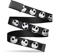 Buckle-Down Unisex Webgürtel Nightmare Before Christmas 3,2 cm Gürtel, Mehrfarbig, 1.25" Wide-Fits up to 42" Pant Size