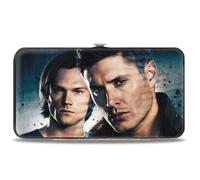 Buckle-Down Winchester Brothers Close-up Geldbörse mit Supernatural-Logo, Unisex, für Erwachsene, Mehrfarbig, Größe 20,5 x 10,2 cm, Mehrfarbig, 7" x 4"