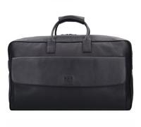 Buckle & Seam Canary Weekender schwarz, Leder, 48 x 28 x 23cm
