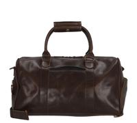 Buckle & Seam Collin Weekender Reisetasche Leder 48 cm braun