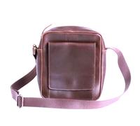 Buckle & Seam Crossbody Bag - BROWN/Blue Brown Koffer24