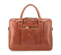 Buckle & Seam Leder Business Briefcase Everett Cognac (Innenfutter Dots)