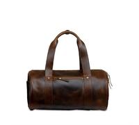 Buckle & Seam Leder Duffle Bag Chap - Braun / Dots Crazy Horse BROWN [1120CHA015DOT] Koffer24