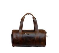 Buckle & Seam Leder Duffle Bag Chap - Braun / Dots Crazy Horse BROWN [1120CHA015DOT] Koffer24