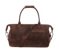 Buckle & Seam Leder Weekender Linwood Braun (Innenfutter Dots)
