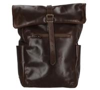 Buckle & Seam Norman - Rolltop Rucksack 61 cm (braun/dots)