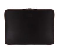 BUCKLE & SEAM Ralph Blu Leather Laptop Case Brown