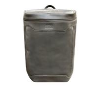 Buckle & Seam Siwa Rucksack Leder 47 cm Laptopfach grau