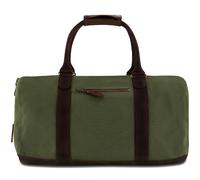 Buckle & Seam Canvas Weekender Willow - Grün / Blau Royal GREEN/ Leather Crazy Horse BROWN [2162WIL022BLU] Koffer24