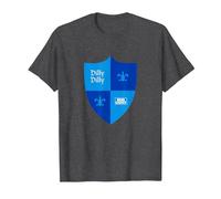 Bud Light Dilly Dilly Shield T-Shirt, Herren, Anthrazit Meliert, 4XL