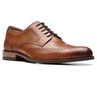 Clarks CRAFTARLO LIMIT 26171453 7 hell-braun - elegante Halbschuhe und Schnürschuhe für Herren - Größe 41