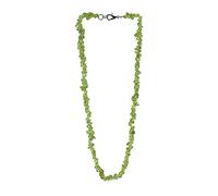 budawi® - Peridot Olivin Kette Halskette Splitter 45 cm Karabinerverschluss