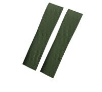 BUDAY Gummi-Uhrenarmband für Longines Master Conquest HydroConquest L3, wasserdicht, 19 mm, 20 mm, 21 mm, Schwarz / Grau / Blau, 19 mm, Azetat, Kein Edelstein