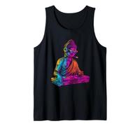 Buddha DJ Plattenspieler DJ Buddha Techno EDM Haus Buddhismus Tank Top