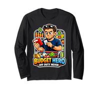Budget Hero Nie dienstfrei Langarmshirt