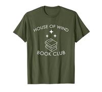 Bücherwurm ACOSF Haus des Windes Nesta Night Court Bookish T-Shirt, Herren, Olivgrün, XXL