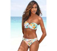 SUNSEEKER Bügel-Bandeau-Bikini Damen weiß-gelb Gr.38 Cup D