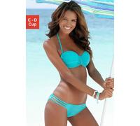 BUFFALO Bügel-Bandeau-Bikini-Top Damen türkis Gr.42 Cup C