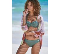 LASCANA Bügel-Bandeau-Bikini-Top Damen oliv Gr.38 Cup C