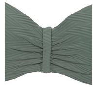 Bügel-Bandeau-Bikini-Top oliv 34C