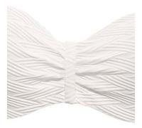 Bügel-Bandeau-Bikini-Top weiß 34A