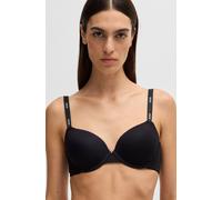 BOSS Gepolsterter Bügel-BH mit verstellbaren Logo-Trägern - Style UNDERWIRE BRA CI, 50502738 Schwarz 75B