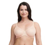 Bügel-BH CHANTELLE "NORAH", Damen, Gr. 90, Cup D, rosa (golden beige), Obermaterial: 71% Polyamid, 29% Elasthan, BHs Bügel-BH, weiche Spitze, blickdichtes Gewebe (50423437-90) golden beige