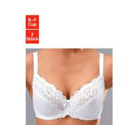 PETITE FLEUR Bügel-BH Damen 2xweiß Gr.115F