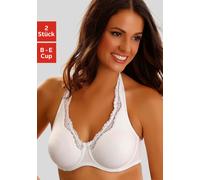 PETITE FLEUR Bügel-BH Damen weiß+schwarz Gr.95C
