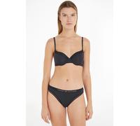 Tommy Hilfiger Damen Demi-Cups BH mit Spitzen-Details, Schwarz (Black), 80D
