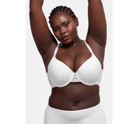 Dorina Damen T-Shirt BH Adele Alltag Basic Komfort Leicht gepolsterter Bügel BH, D17165A Weiß (White), 100C