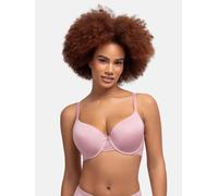 Bügel-BH DORINA "Adele", Damen, Gr. 80, Cup E, pink, Obermaterial: 58% Polyamid, 25% Polyester, 17% Elasthan, unifarben, bequem, BHs Bügel-BH, mit vorgeformten Körbchen (76734817-80) pink