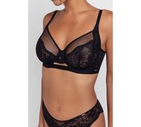 Bügel-BH DORINA "JEMMA", Damen, Gr. 90, Cup D, schwarz, Obermaterial: 66% Polyamid, 22% Polyester, 12% Elasthan, BHs Bügel-BH, feminin, nicht gefüttert, elastisch, florale Spitze (81197014-90) schwarz