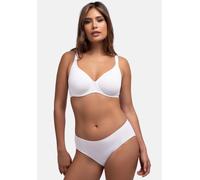 Bügel-BH DORINA "Lindsay", Damen, Gr. 80, Cup D, weiß, Microtouch, Obermaterial: 84% Polyamid, 16% Elasthan, unifarben, bequem, BHs Bügel-BH, nahtlos, weiche Cups, bequem (10619857-80) weiß