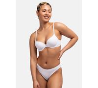 Bügel-BH DORINA "Michelle", Damen, Gr. 75, Cup D, weiß, Obermaterial: 56% Polyamid, 32% Polyester, 12% Elasthan, unifarben, BHs Bügel-BH, leicht gepolstert, weicher Stoff (59605526-75) weiß