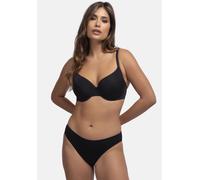 Bügel-BH DORINA "Michelle", Damen, Gr. 80, Cup A, schwarz, Obermaterial: 56% Polyamid, 32% Polyester, 12% Elasthan, unifarben, BHs Bügel-BH, leicht gepolstert, weicher Stoff (91561409-80) schwarz