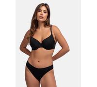Bügel-BH DORINA "Michelle", Damen, Gr. 80, Cup D, schwarz, Obermaterial: 56% Polyamid, 32% Polyester, 12% Elasthan, unifarben, BHs Bügel-BH, leicht gepolstert, weicher Stoff (91822464-80) schwarz