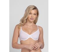 Bügel-BH DORINA "Noa", Damen, Gr. 80, Cup F, weiß, Jersey, Obermaterial: 79% Polyamid, 21% Elasthan, bequem, BHs Bügel-BH, mit Schale, nicht gefüttert, mit Bügel, basic, elastisch, weich (21686229-80)