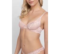 Bügel-BH DORINA "Perfect Lace", Damen, Gr. 85, Cup B, pink, Obermaterial: 90% Nylon, 10% Elasthan, BHs Bügel-BH, transparent, mit Spitze, mit Bügel, verstellbare Träger, mit Schleife (56245747-85) pin