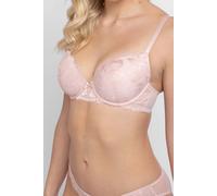 Bügel-BH DORINA "Perfect Lace", Damen, Gr. 85, Cup F, pink, Obermaterial: 90% Nylon, 10% Elasthan, BHs Bügel-BH, mit Bügel, verstellbare Träger, mit Spitze, bequem, weich (93693130-85)