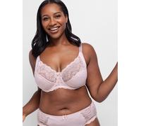 Bügel-BH DORINA "Philippa", Damen, Gr. 95, Cup C, pink, Spitze, Obermaterial: 38% Polyamid, 34% Polyester, 22% Baumwolle, 6% Elasthan, unifarben, bequem, BHs Bügel-BH, mit Satinschleife, elastische Sp